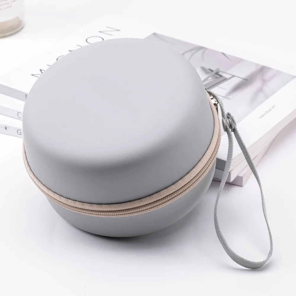 2024 EVA U Type Neck Pillow Case Hard Round Storage Bag Camping Zipper Cervical Vertebra Pillow Cover Travel