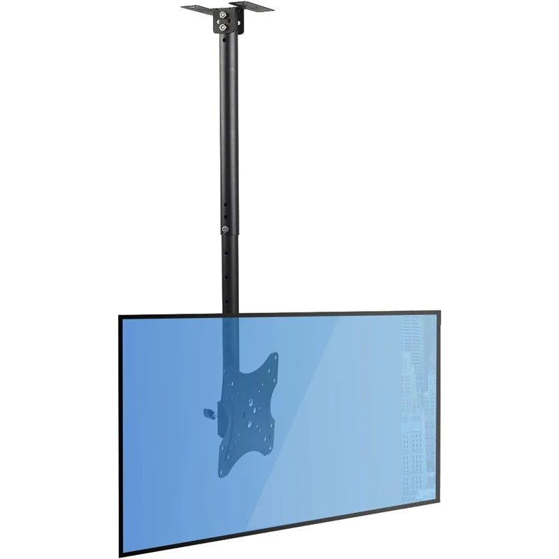 NEW Ceiling TV Mount For 40 42 43 50 55 60 65 70 Inch Flat Panel Televisions, Articulating Hanging Swivel TV Pole Bracket Adjust