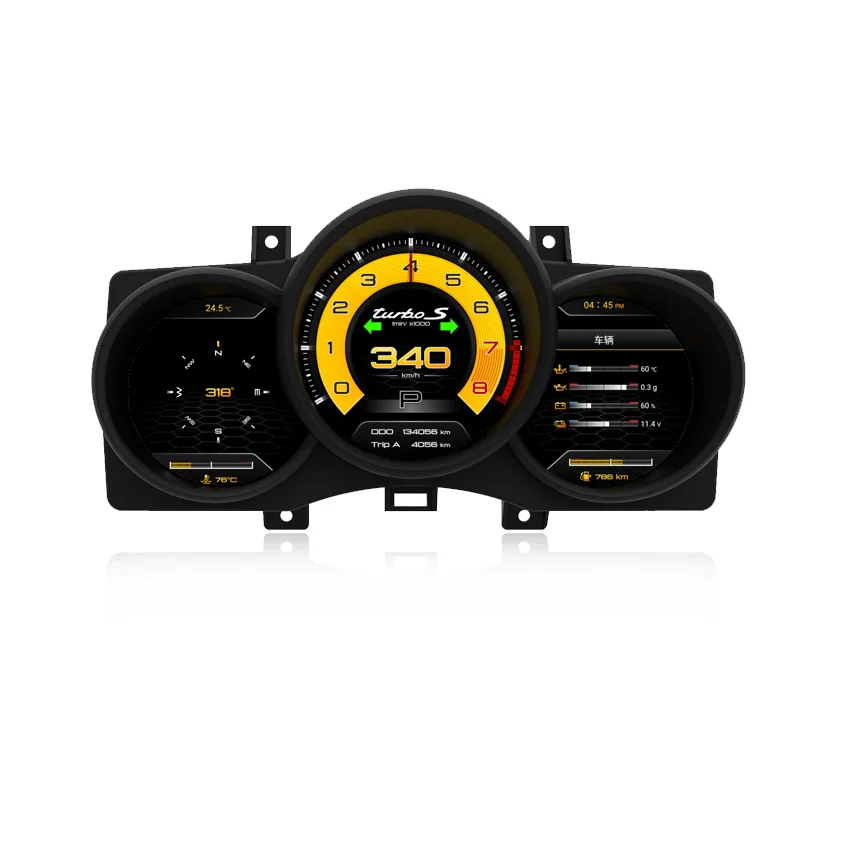 

Upgrade Auto Speedometer LCD Display For Porsche Macan Boxster 718 Digital Cluster