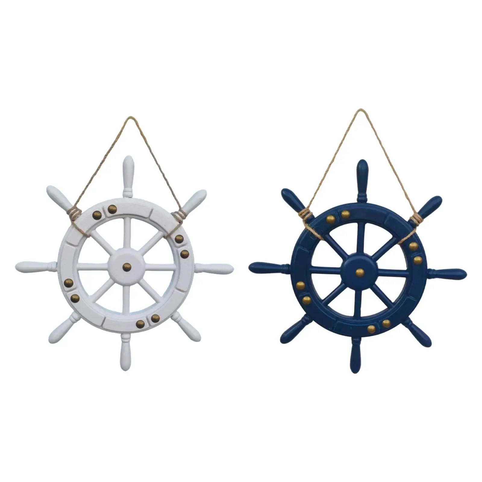

Деревянное колесо корабля в пляжном стиле, руль, настенный морской руль для морского декора дома