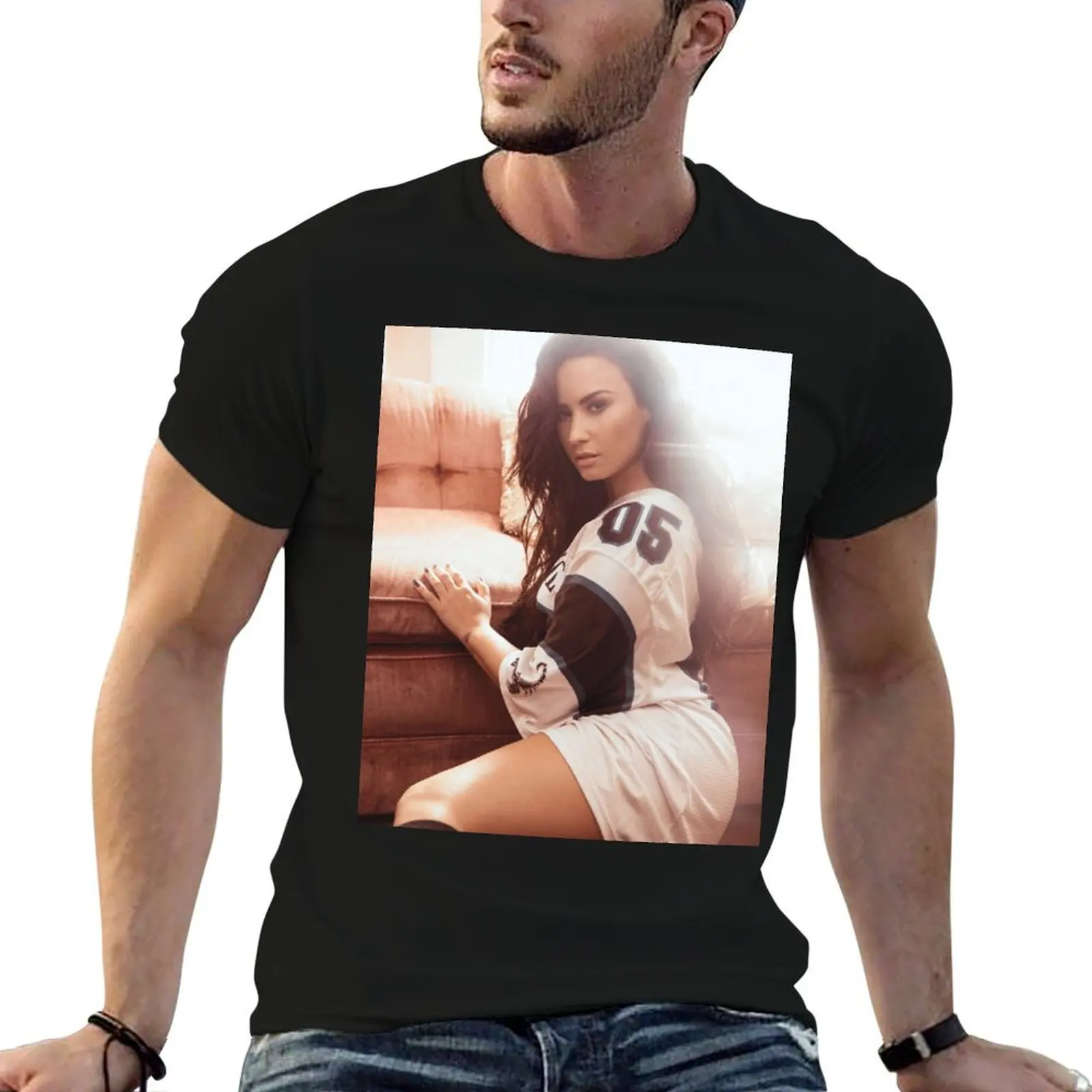 

Футболка Деми Ловато, забавные футболки, темный юмор, мужская дизайнерская мужская футболка, футболка из 100% хлопка