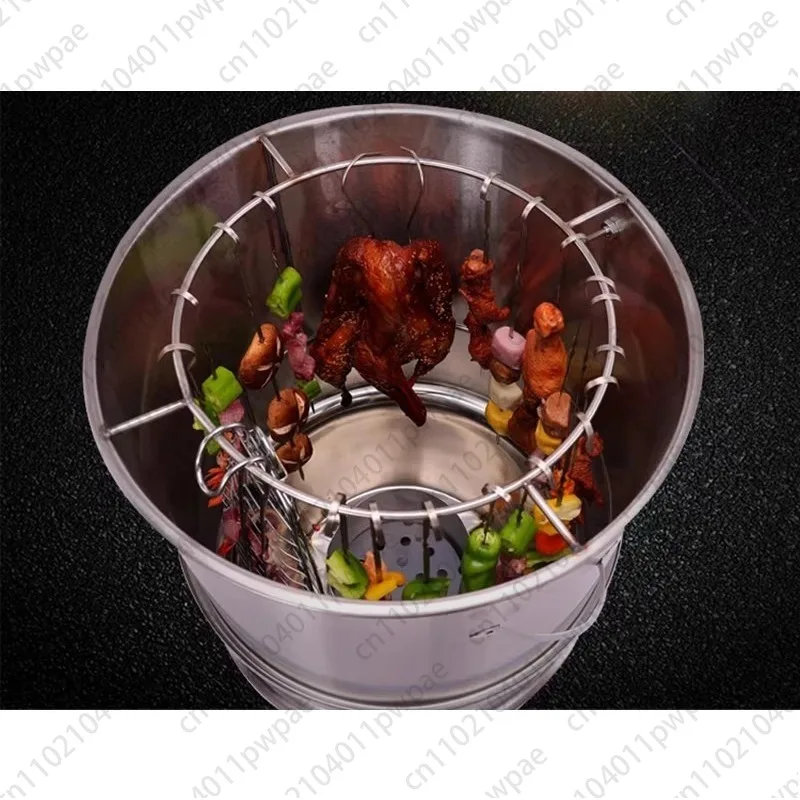 

Печь для барбекю, подвесная духовка для приготовления на пару, бытовой бездымный коммерческий бак для барбекю