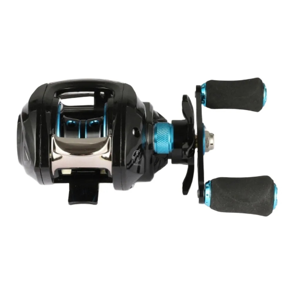 Dual Spool Baitcasting Reel Built for Consistent Performance Varying Water Depths Left Right Retrieve Available