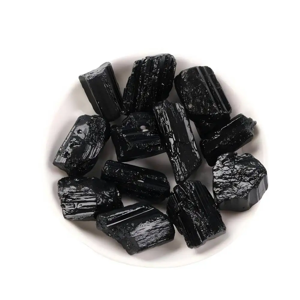 

100g/Pack of Black Tourmaline Raw Stone, Scented Stone, Expanded Stone