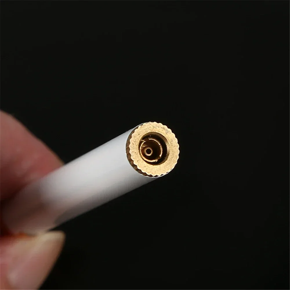 Mini Cigarette Lighter Portable Grinding Wheel Refillable Butane Gas Open Flame Lighter Cigarette Box Smoking Tool Creative Gift