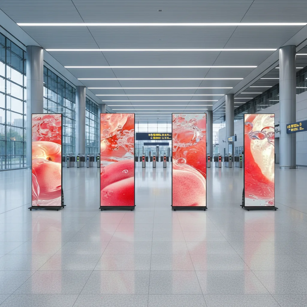 P1.2 High-Pixel-Density 500cd Brightness 160 Viewing Angle Sunlight Readable 12-Bit Color Depth Indoor/Outdoor LED Display