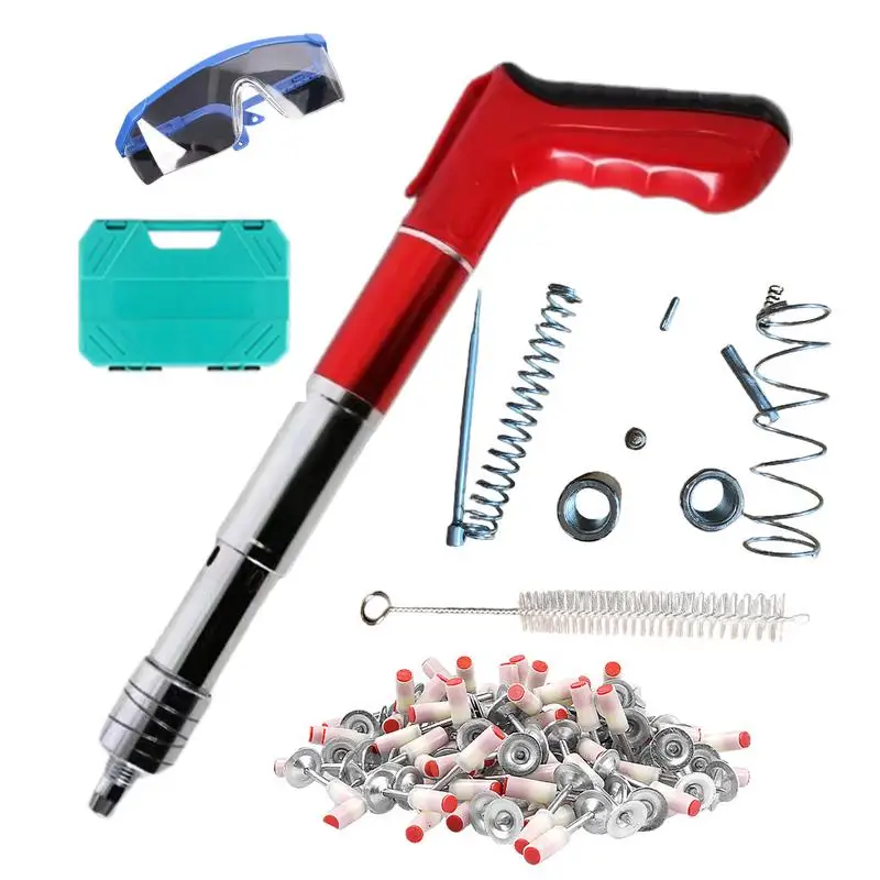 Cloueuse Pneumatique Compacte à Air pour Murs de Briques Rouges et Béton, 5 Vitesses, Manuelle