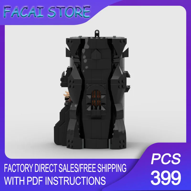 

Magic Rings Moc Building Bricks Modular 10333 Tower Extension (7") Model Technology Blocks Christmas DIY Toy Construction Gifts