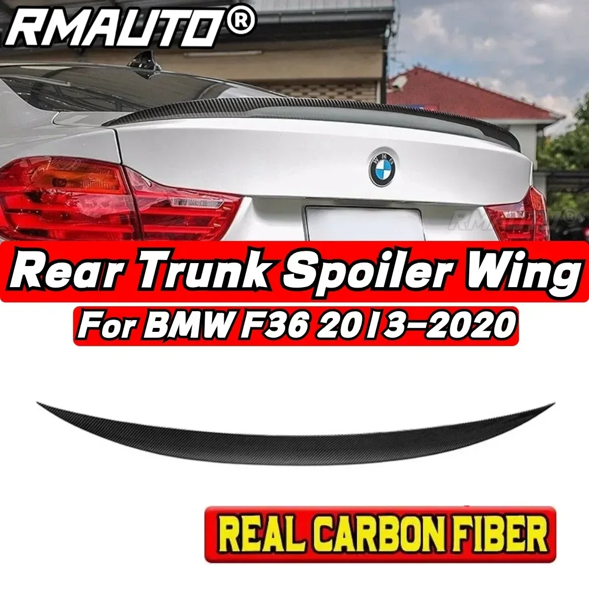 BMW F36 Car Rear Trunk Spoiler Body Kit Car Rear Wing For BMW F36 GRAND COUPE 4Door 420i 425i 428i 2013 - 2020 Car Accessories