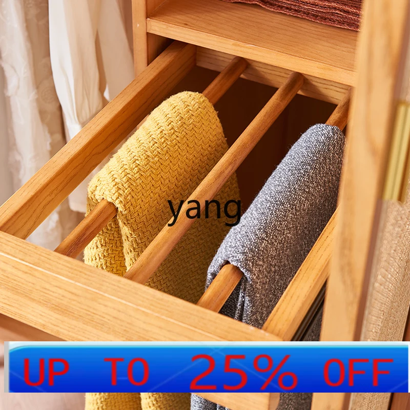 

LH Rattan Simple Modern Bed & Breakfast Solid Wood Wardrobe Retro Domestic Bedroom Storage