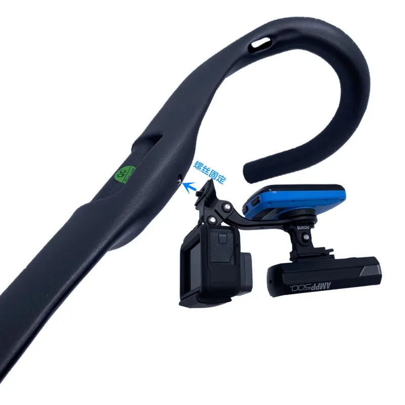SUKOU Fahrradcomputerhalterung für TREK Madone SLR SLR6 8 Code Blendr integriert für Garmin Bryton Xoss Magene Wahoo Kilometerzähler – Detail 18