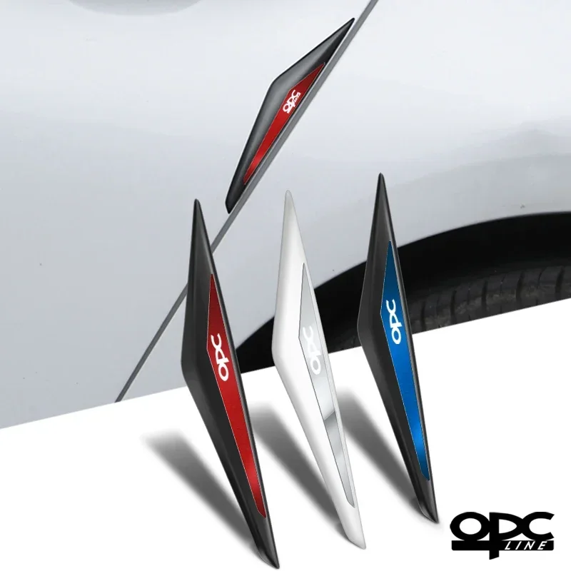 4pcs pvc car door Protect 3d car stickers auto car accessories for opel opc opcline astra h j k g vectra b c zafira b corsa c d