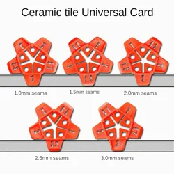 Carreaux en céramique PerfecWall, localisateur d'espace, système de gouttes de carreaux croisés, outils de construction de sol, réutilisation, 1-3mm, 50 pièces