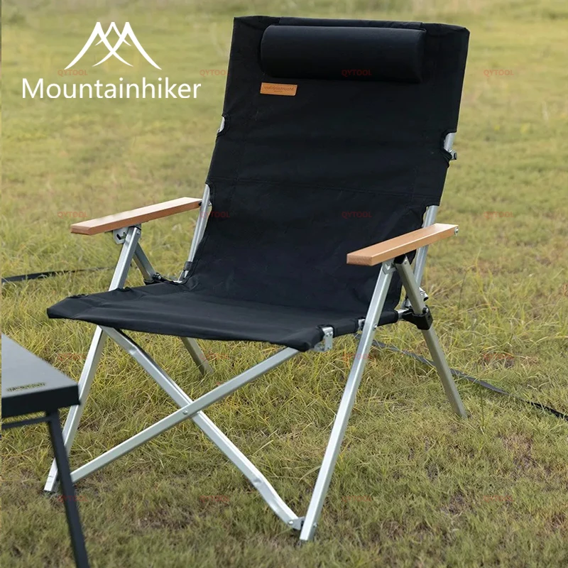 

Портативное кресло для кемпинга MOUNTAINHIKER с четырьмя регулировками, подушкой, для рыбалки и отдыха на природе, со складными подлокотниками