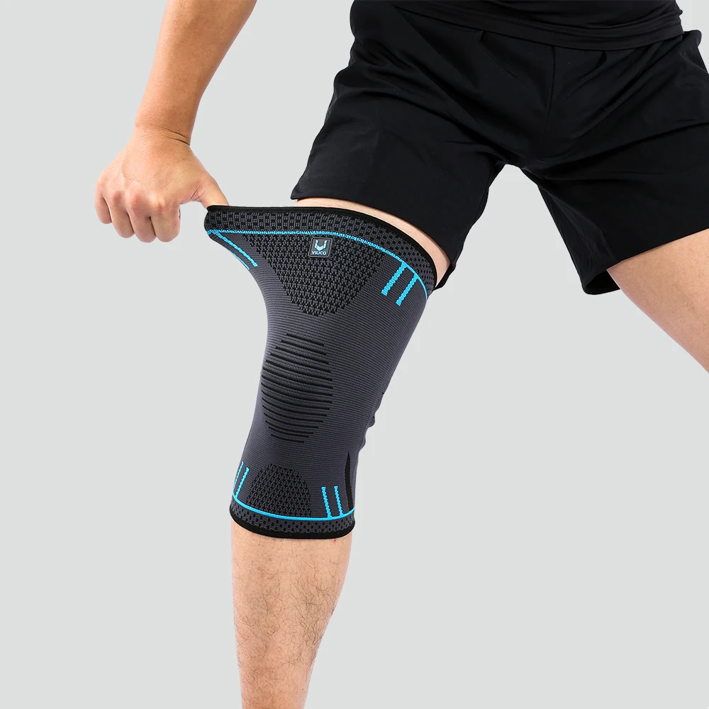 1 Pcs Knee Pads For Men And Women Running Basketball Sports Knee Pads For Mountaineering Non-Slip Knitting Breathable Knee Pads