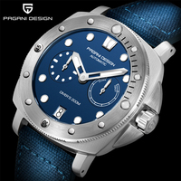 PAGANI DESIGN New Men's Mechanical Watch Top Luxury Men's Automatic Diver Watch 200m Waterproof AR Sapphire Glass Nylon Strap