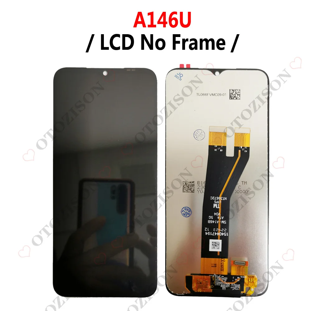 LCD With Frame For Samsung Galaxy A14 A145F A145P A145R Display A14 5G A146 A146B A146P A146U Screen Touch Digitizer Assembly