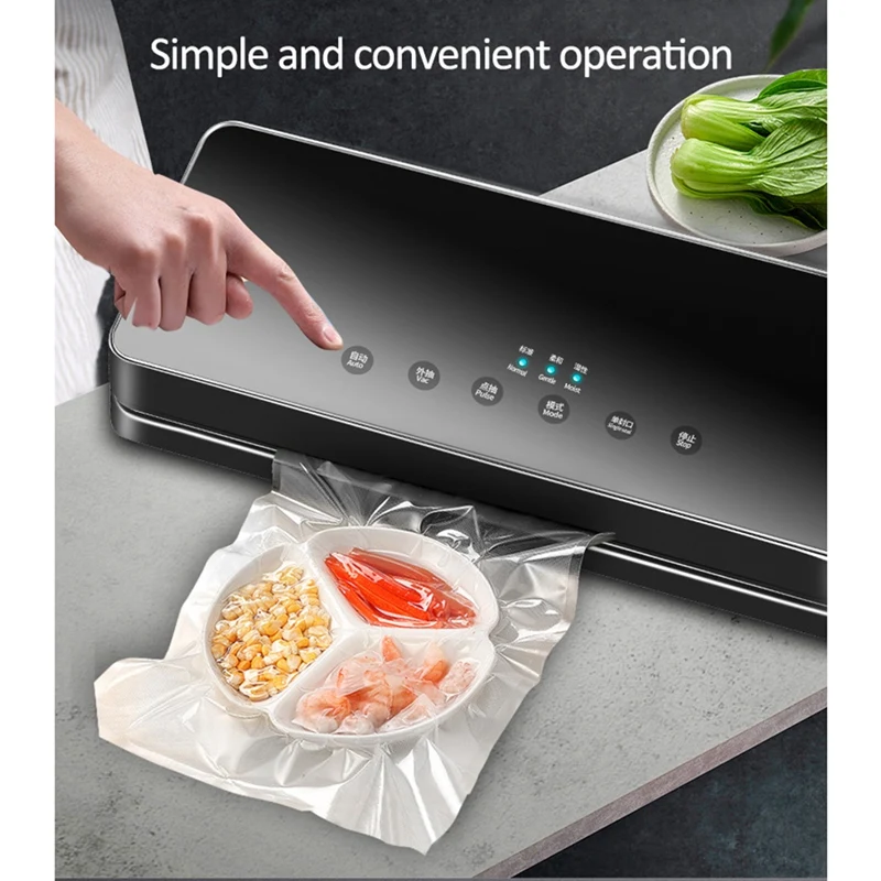 Household Vacuum Sealer Small Plastic Food Preservation Seaking Machine Easy To Use EU Plug D