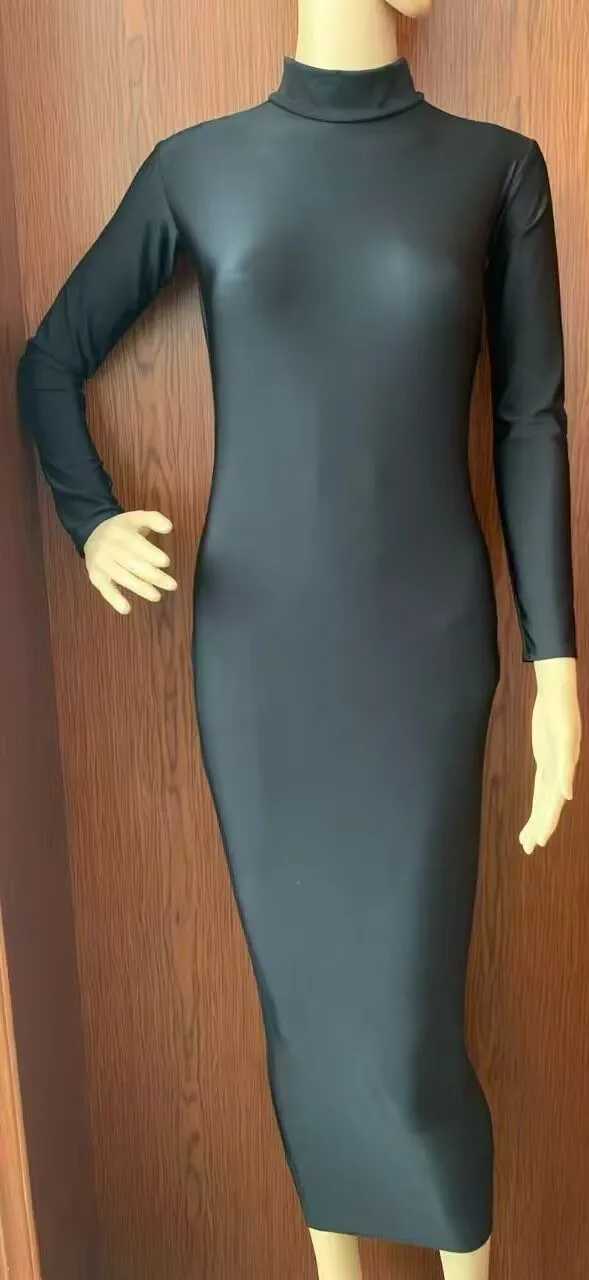 Women Wrap Dress Body Bag Long Dresses Sexy Headless Women Party Dresses  Zentai Costume Halloween Party - AliExpress 200000532