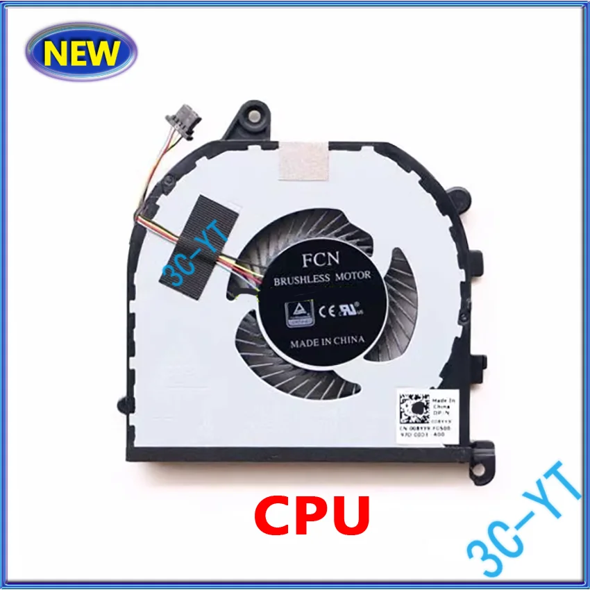 New Laptop CPU GPU Cooler Fan For Dell  Precision 5530 M5530 XPS15 9570 Cooling Pads