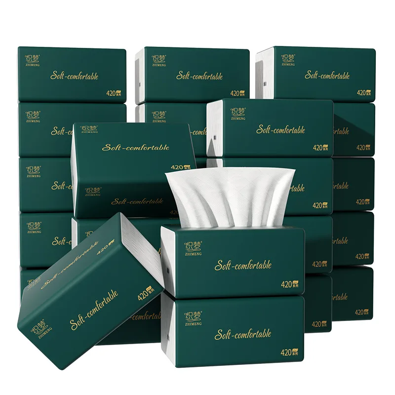 

25 Boxes Facial Tissues 280 Sheets Of Household Thick And Affordable 4-Layer Thickened Napkins And Premium Toilet Paper