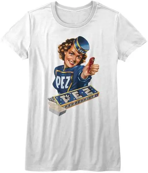 Pez Candies Vintage Girl Women's Fitted T Shirt