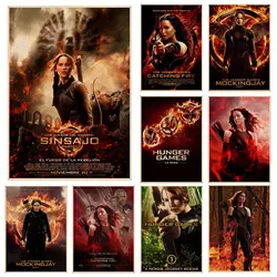 The Hunger Games DIY poster Kraft Paper Prints and Posters Kawaii room decor