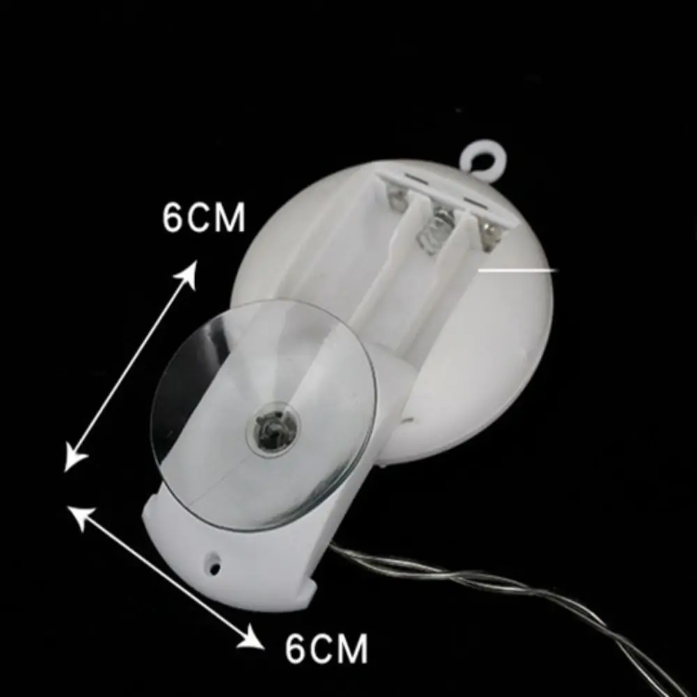 عيد الميلاد الديكور LED أضواء عيد الميلاد LED الإبداعية نجمة القمر شفط كأس ضوء شجرة عيد الميلاد زخرفة نافذة مصباح