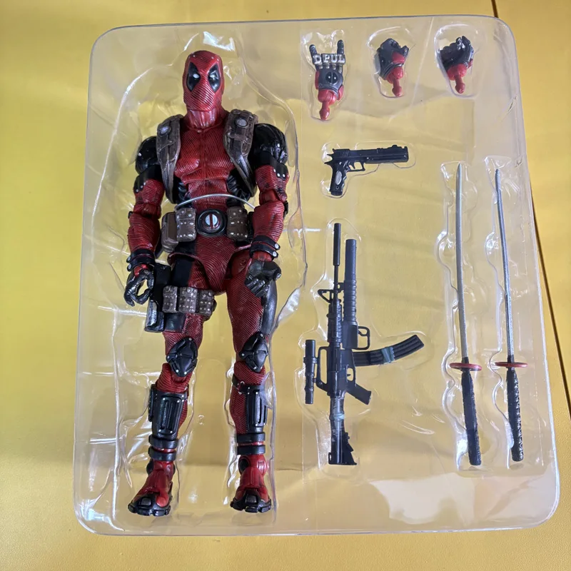 NECA X-Men Deadpool Actionfigur Superheld Deadpool Figur EPIC Ultimate 20CM Sammlermodell Spielzeugpuppe Geburtstagsgeschenk – Detail 20