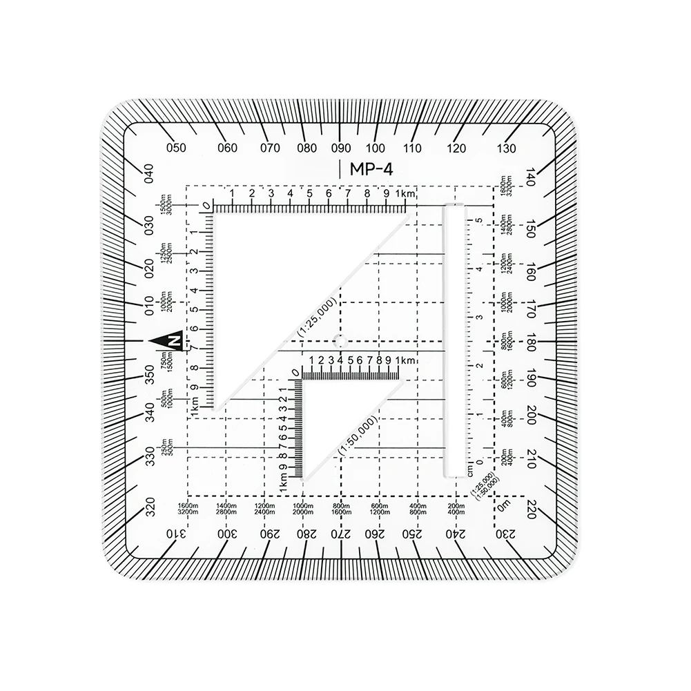 

Clear Scale Navigation Instrument Map Measurement Topographic Map Tool Plastic Material Transparent Color Accurate Measurements