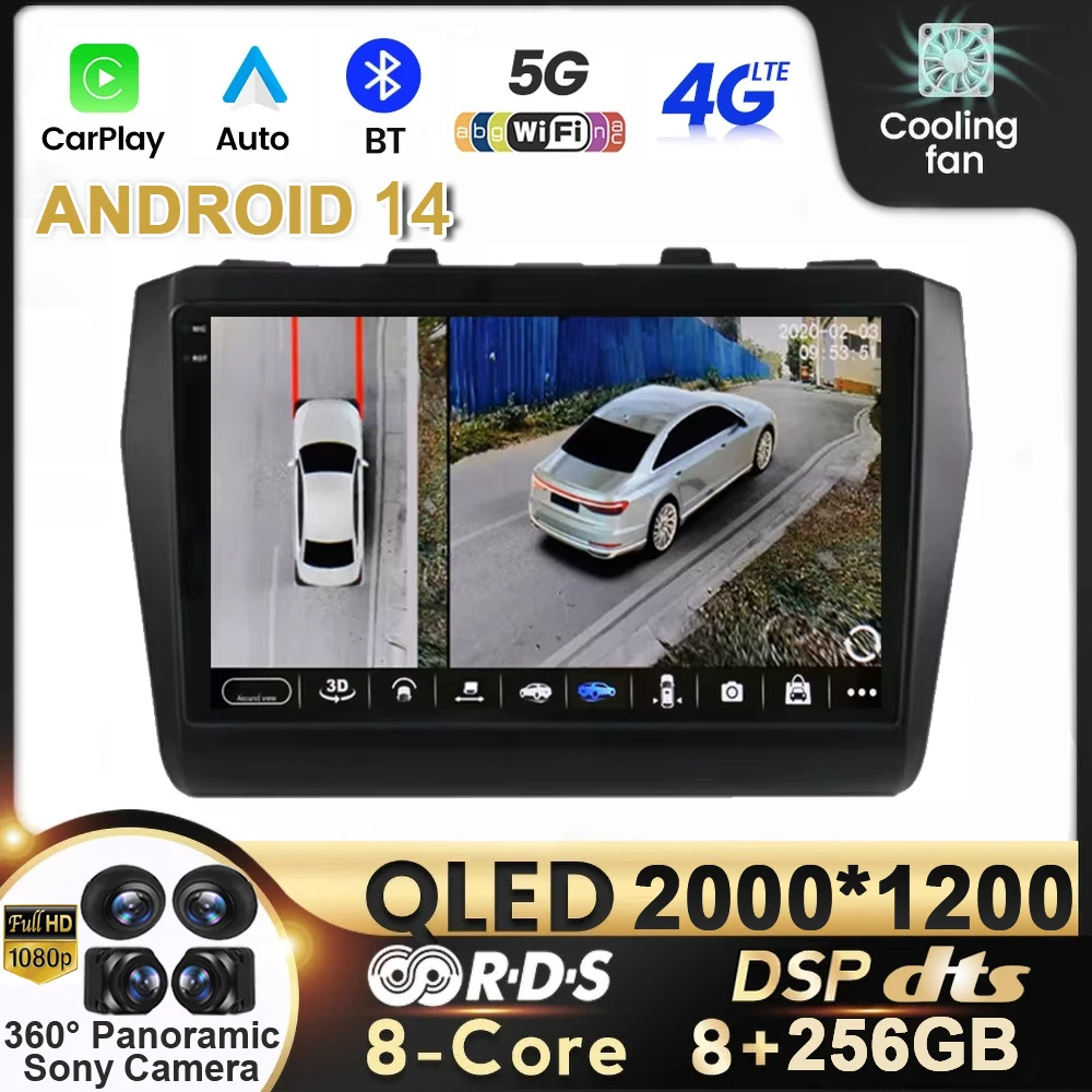 

Android 14 For Suzuki Swift 5 2016 - 2020 Car Radio Head Unit Auto BT Stereo Multimedia Video Monitor GPS Navigation WIFI 4G DSP