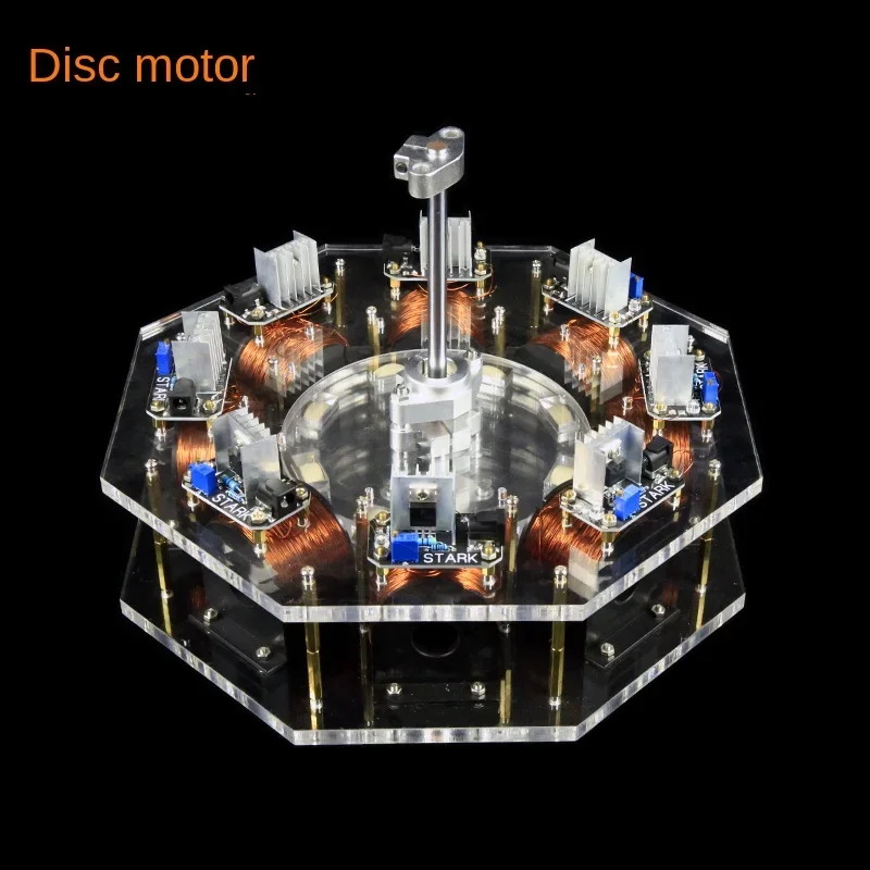 8-level large Bedini motor brushless motor disc motor high power motor pseudo perpetual motion machine Educational Toys