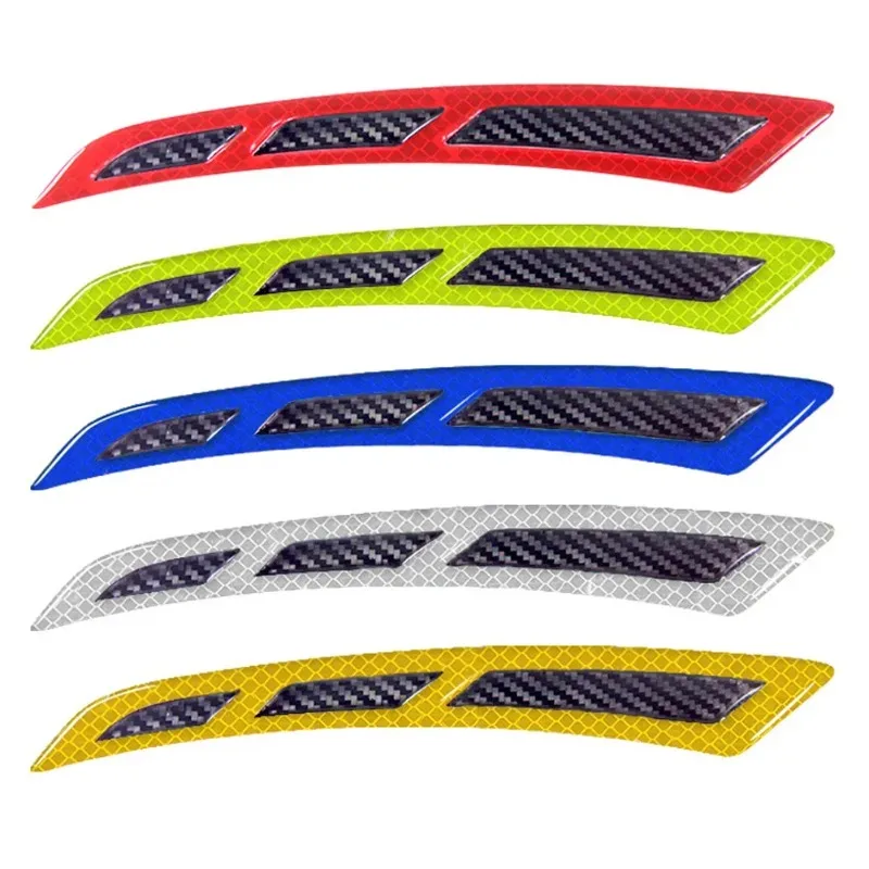Image of 2er-Set 22 cm flexible PVC-Kotflügelverbreiterungen, Radlaufschutz-Kit, Carbonfaser-Schmutzfänger, Spritzschutz, Kratzschutz