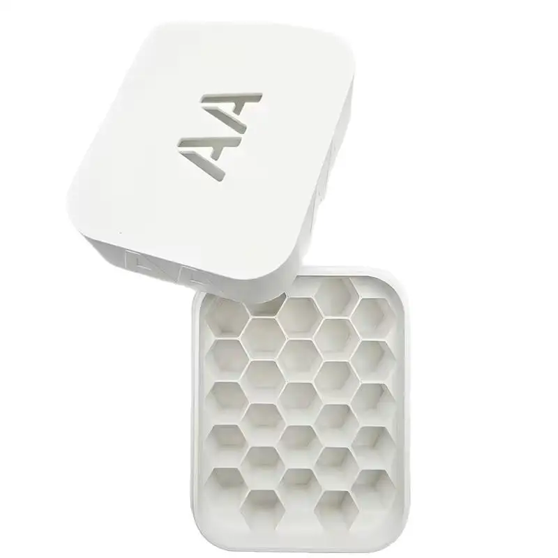 27-Fach-Aufbewahrungsbox für AA- und AAA-Batterien, Wabenförmiger Batterie-Organizer, Tragbarer Staubdichter Behälter mit Schutzdeckel – Detail 13