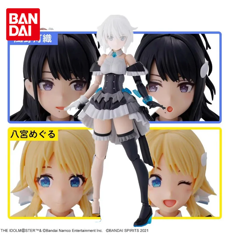 Bandai Original 30MS THE IDOLM STER Hairstyle Facial Accessories Set Anime Action Figures Toys for Boys Girls Kids Gift