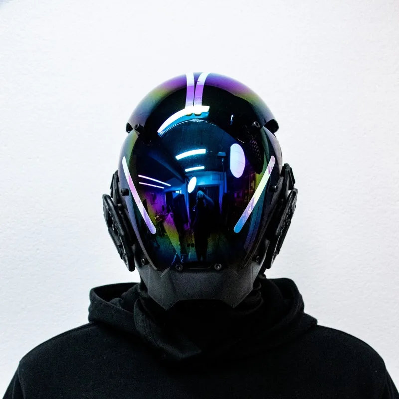 Punk Mask Style Technology Mask Mech Halloween Party Holiday Gift Party Carnival For Halloween Bar Party Gift