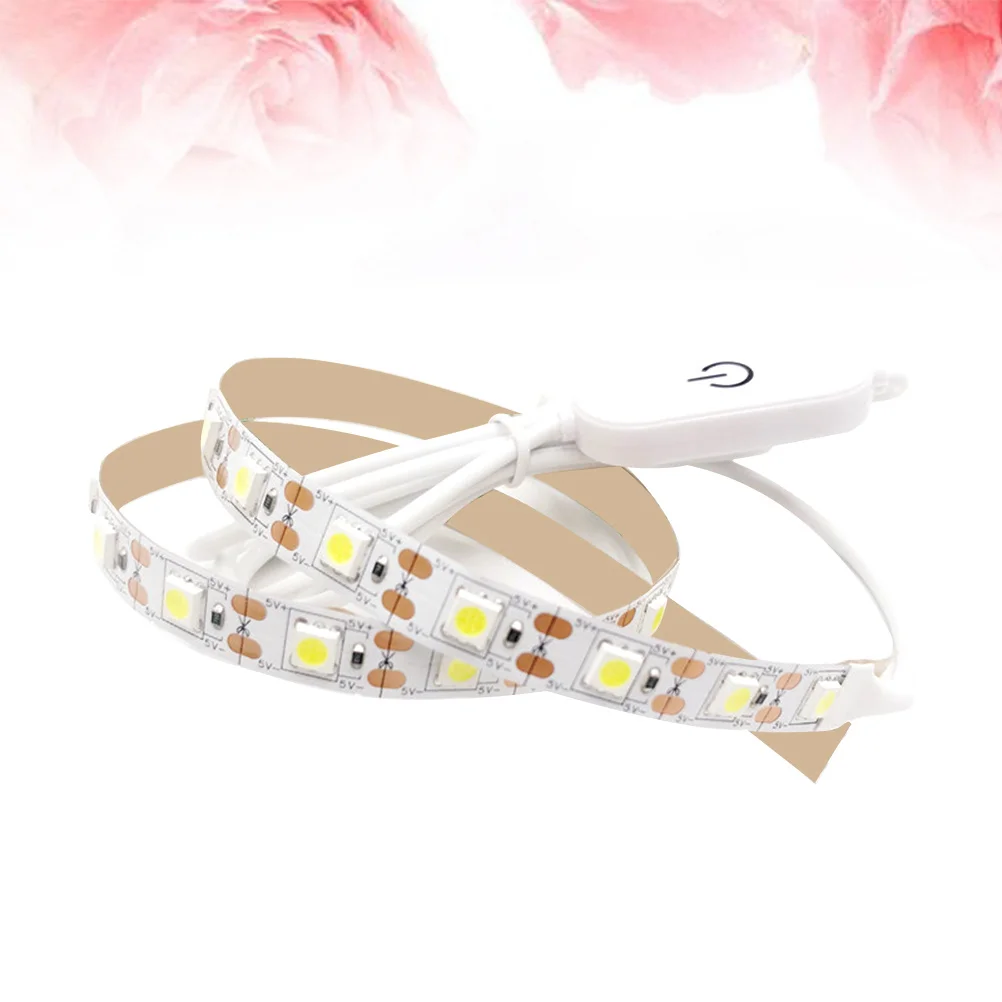 

1Pcs 5V 60Leds Touch Dimming Light Strip USB Powered Sewing Machine Lamp Bar Advanced Infrared Induction Easy Install Remove