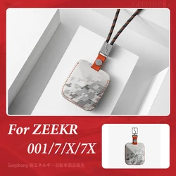 Genuine For Zeekr X 001 007 009 7X Car accessories OEM Bluetooth smart key protective cover All for car Cowhide