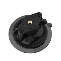 Camera Suction Cup Mount with 1/4'' Screw Hole Suction Cup Mount on Car Windshield Dash for Camera/Action Camera/Phone Holder
