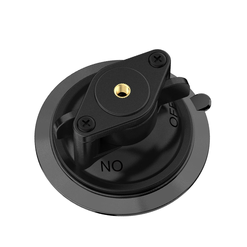 Camera Suction Cup Mount with 1/4'' Screw Hole Suction Cup Mount on Car Windshield Dash for Camera/Action Camera/Phone Holder