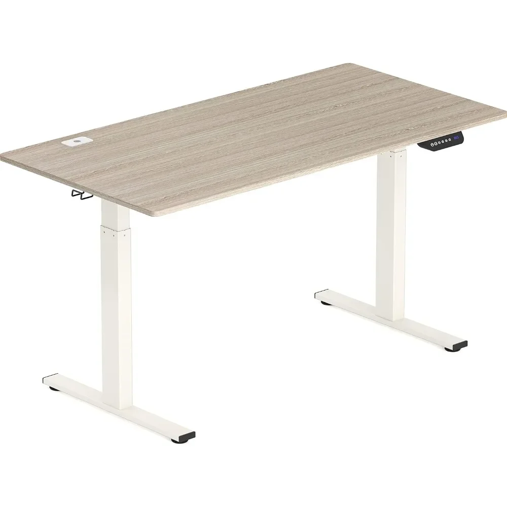 Standing Desk with Electric Height Adjustable, Telescopic Height Adjustment, Office Table