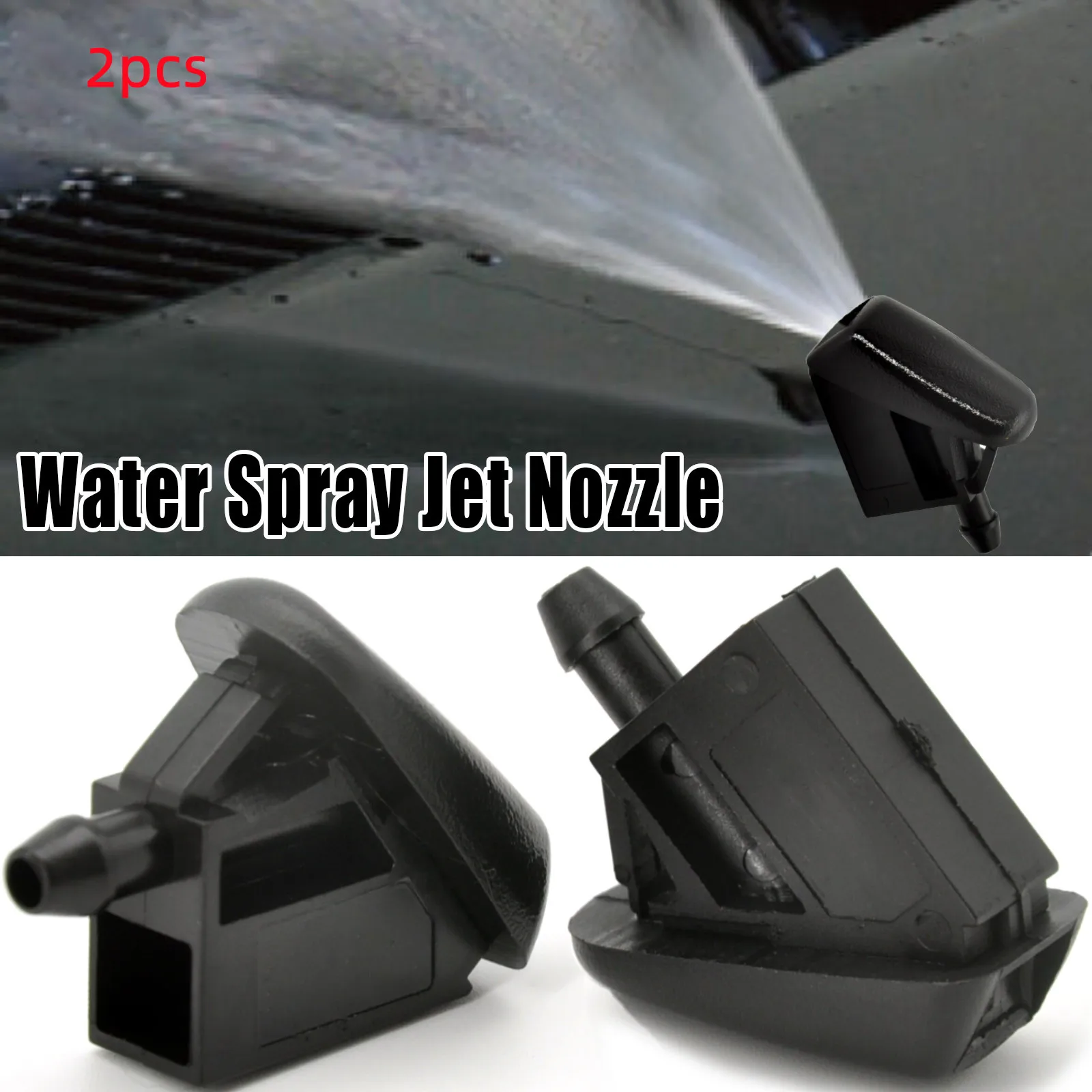 2Pcs/lot Jet Nozzle For Ford Focus 2 mk2 2004 - 2011 OE: 1708176 Front Windshield Wiper Washer