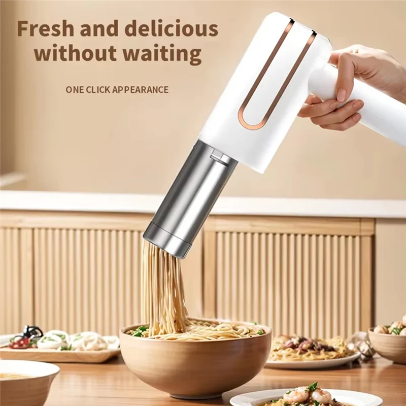 THIVN-Electric Cordless Noodle Maker Portable Noodle Maker Ideal Forbreakfast Andquick Meals
