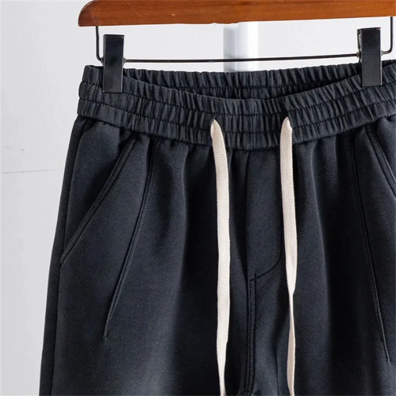 Men Black Sport Sweatpants Loose Jogging Pants Casual Harem Pants Male Trousers