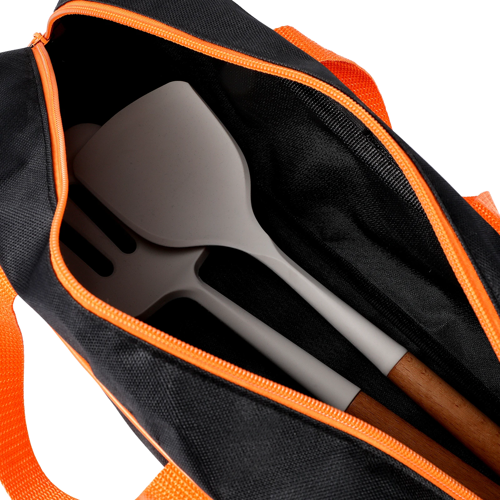 

Large BBQ Tool Bag Tote for Grilling Cooking Utensils Case Tools Storage Camping Picnic Party Outdoor Accessories