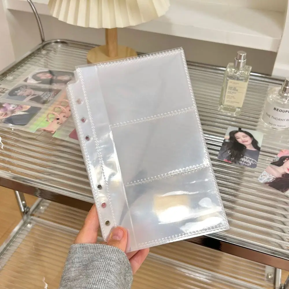 بولي كلوريد الفينيل A5 A6 الموثق Photocard حامل مجلة دفتر بطاقة المجلدات Photocards سجل القصاصات الإبداعية الكرتون كابينة تصوير إطارات