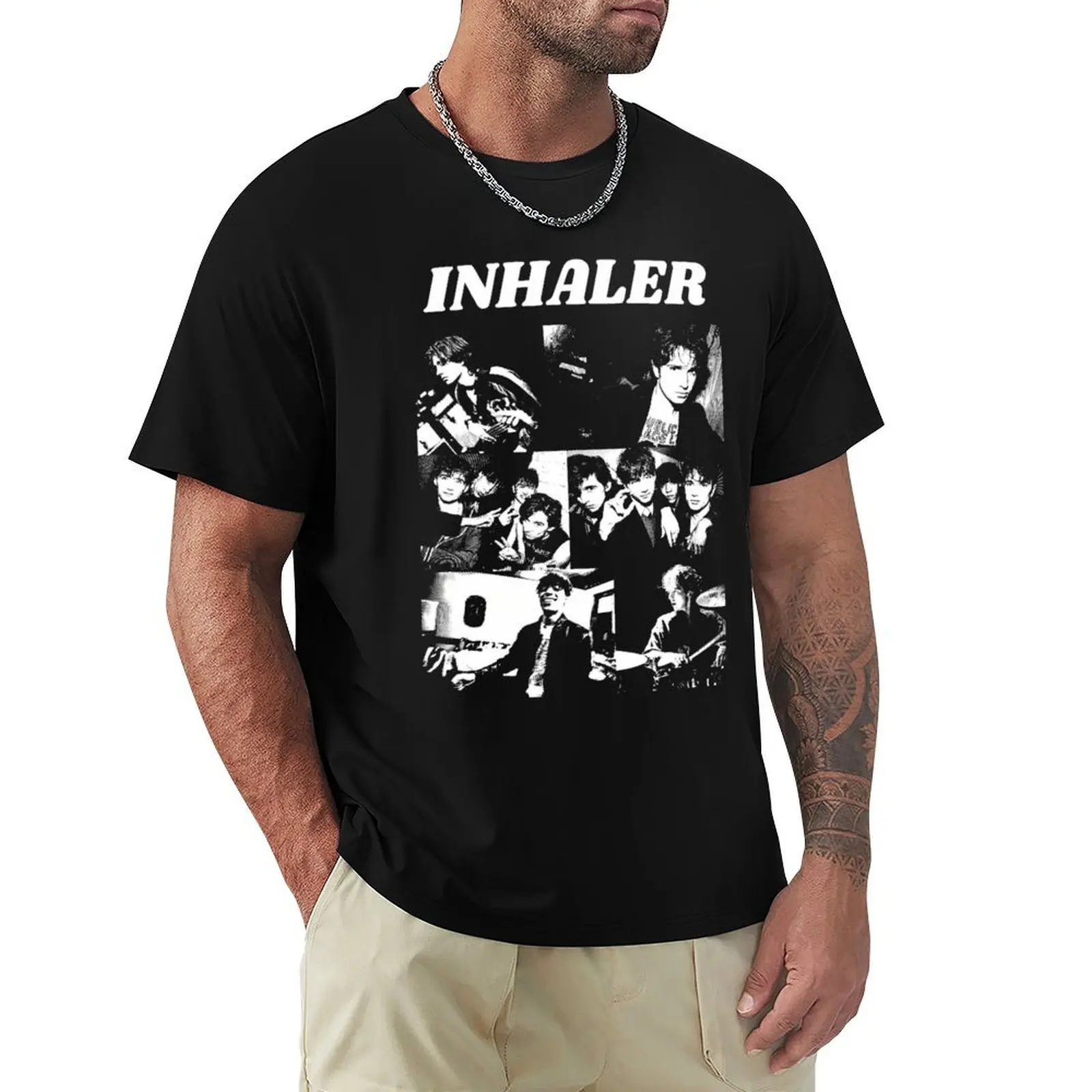 

Inhaler T-Shirt Classic Crew Neck Cotton T-Shirt