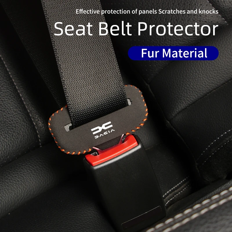 Car Styling Safety Belt Buckle Plug Cover Fur Protector For Dacia Duster Sandero Logan Lodgy Dokker Stepway Mcv 2 Solenza Largus