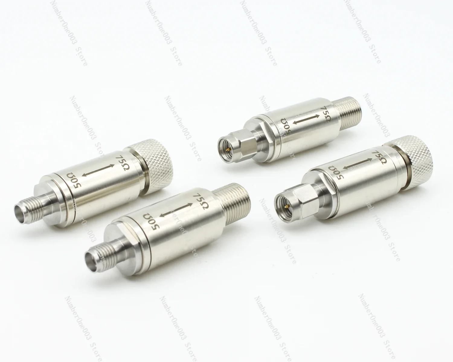 

Преобразователь импеданса, Преобразователь импеданса SAM Head To F Head 50 Ом до 75 75–50 Ом