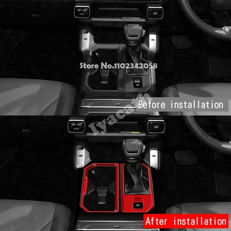 LHD RHD For TOYOTA RAV 4 RAV4 2026 2027 ABS Two-Color Spliced Center Control Gear Shift Panel Front Water Cup Holder Cover
